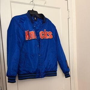 NBA Vibrant Blue Knicks Jacket size S